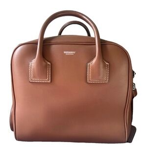 Burberry Medium Leather Cube Bag